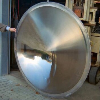 Galvanoform einer Großfresnel-Linse mit optischer Genauigkeit